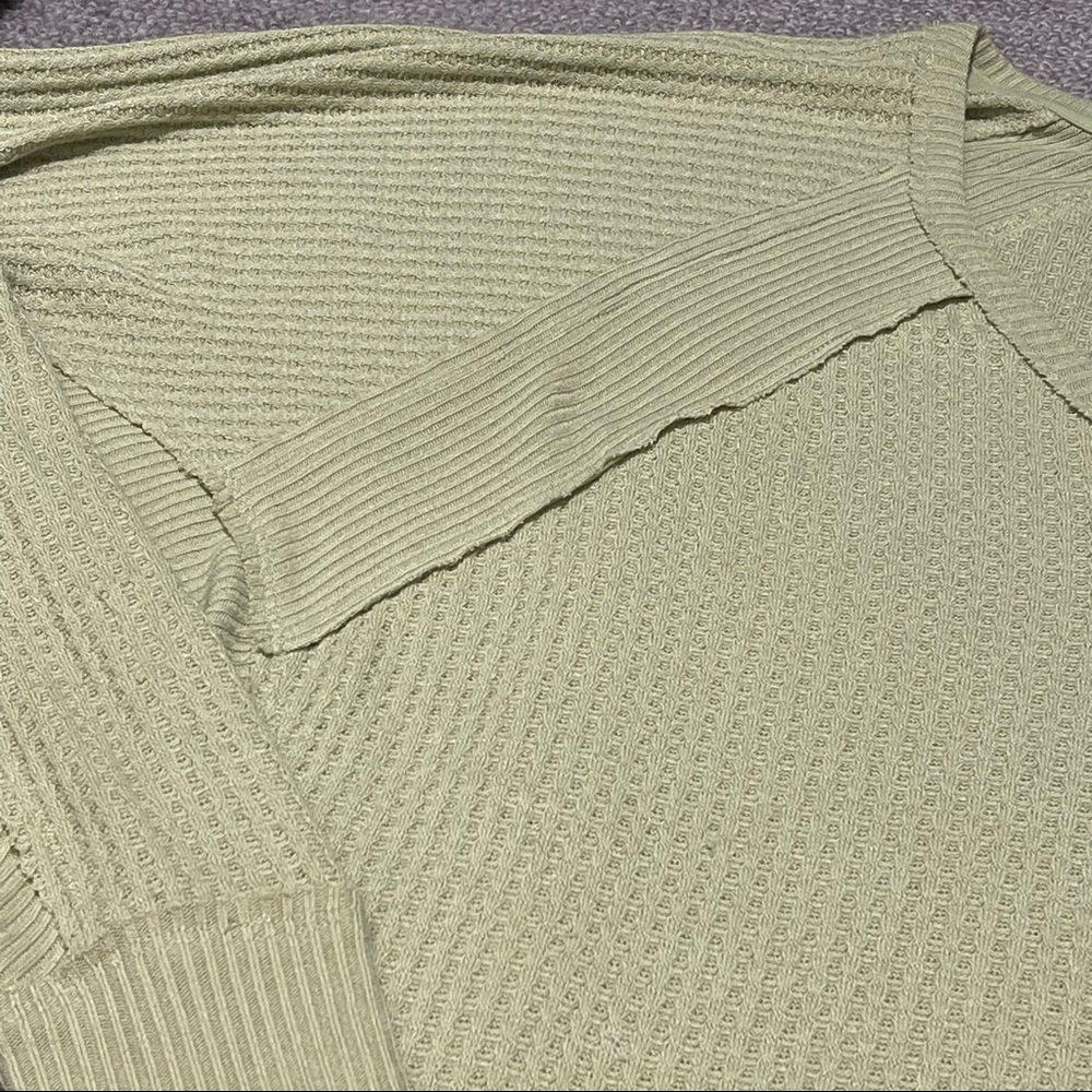 Free People We the Free Santa Clara Thermal in Pear (XS) - Picture 5 of 6